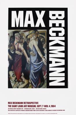 Posters depicts: Max Beckmann painting