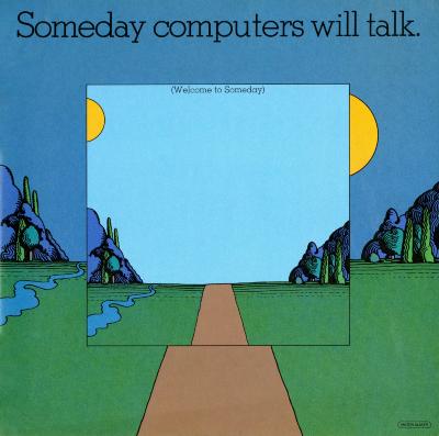 Booklet/Brochure depicts: A square within a square depicting a road traveling back into the horizon of a blue sky.
