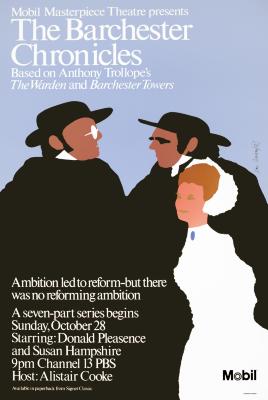 Posters depicts: Two men in traditional Anglican vestments and a woman in nineteenth century dress