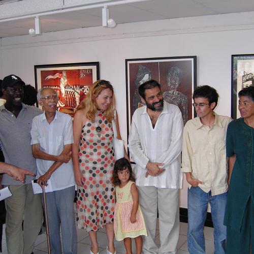 Digital Files, Photographic Materials depicts: crowd of people at exhibition reception