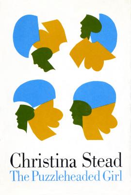 Books, Book Covers depicts: Four profiles, each made up of three interlocking shapes slightly misaligned.