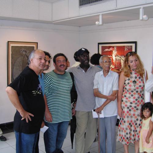 Digital Files, Photographic Materials depicts: crowd of people at exhibition reception