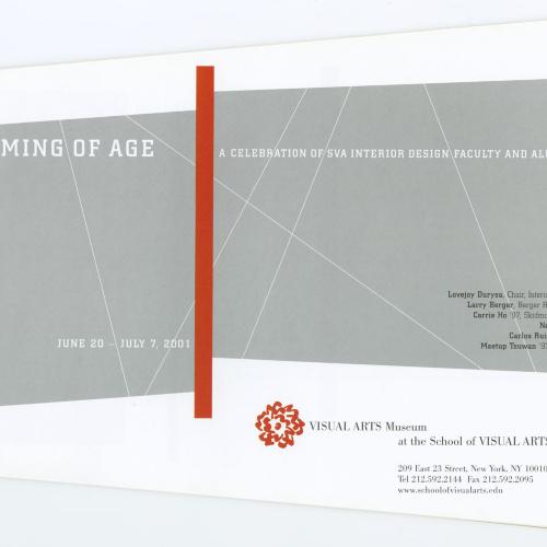 Exhibition Catalogues depicts: Exhibition catalogue page one