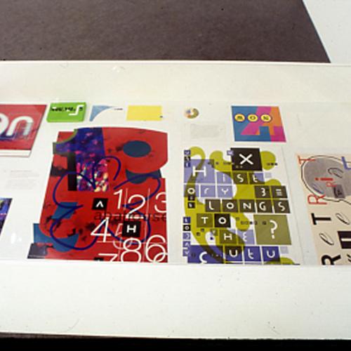 Photographic Materials depicts: artworks installed in gallery
