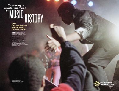 Posters depicts: 1986 image of Jalil Hutchins performing as a member of the hi-hop collective Whodini