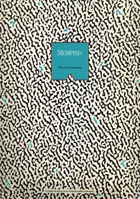 Booklet/Brochure depicts: Black and white abstract pattern with a blue box in the top center
