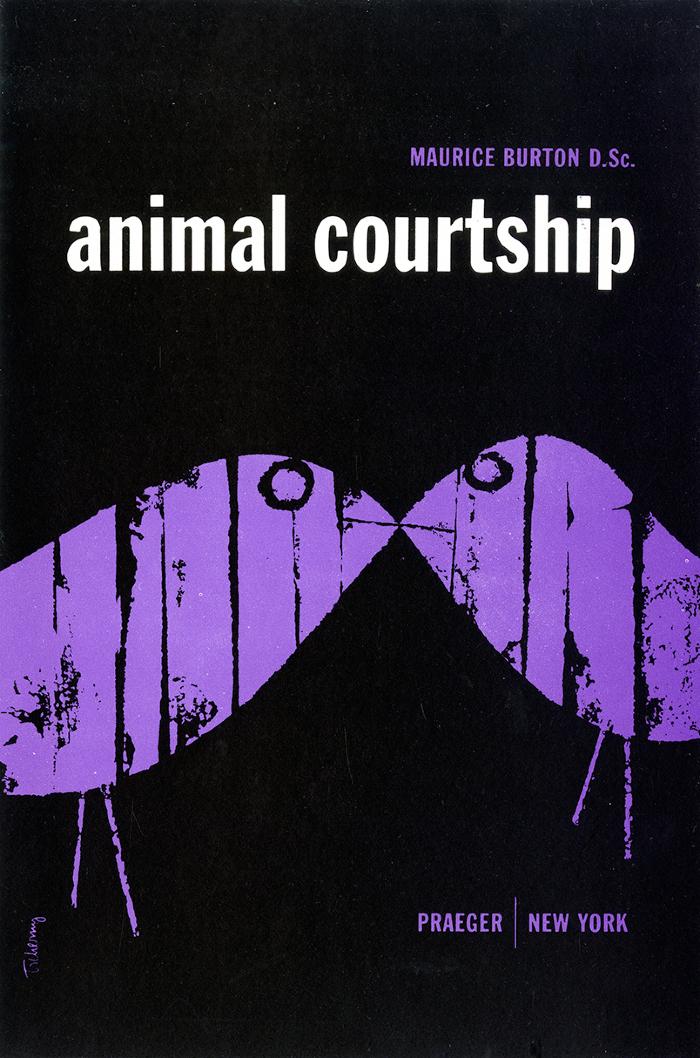 Book Covers depicts: two woodcut birds kissing