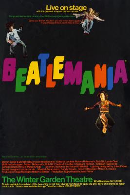 Posters depicts: Young people in 1960s era clothing jumping in the air around the title of the show