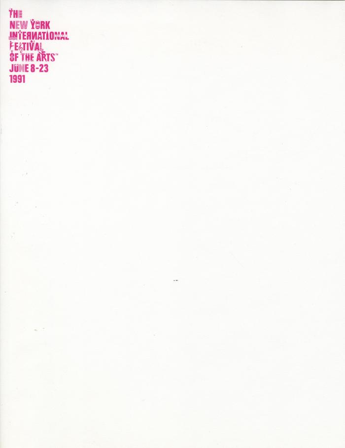 Letterheads/Stationery depicts: White letterhead with text in the upper left corner in pink. Some of the letters resemble art imagery.