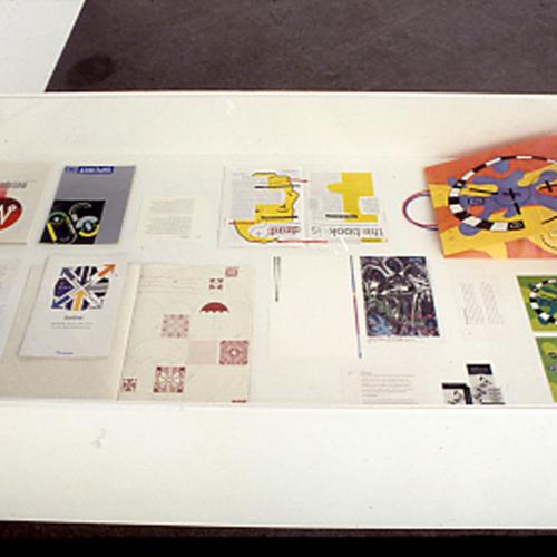 Photographic Materials depicts: artworks installed in gallery