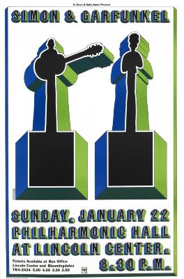 Posters depicts: Simon and Garfunkel in three dimensional shapes