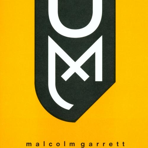 Prints depicts: Cover for announcement for Malcolm Garrett: Ulterior Motifs exhibition