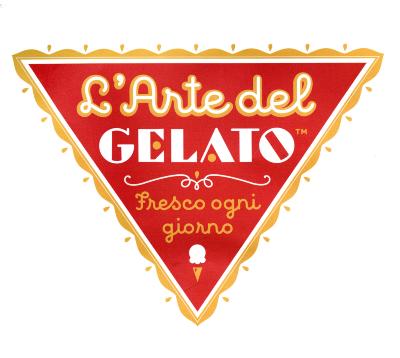 Three-Dimensional Objects depicts: Gift bag with a red triangle pointed down, in the triangle is the text of the store