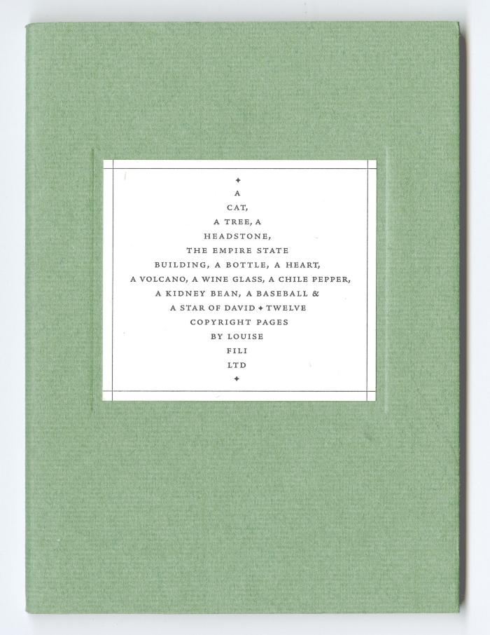 Books depicts: Book title type in the shape of a diamond