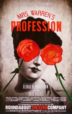 Posters depicts: Illustration of a woman's face, two roses are covering her eyes