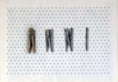 Booklet/Brochure depicts: Anni Kuan Studio. Clothespins