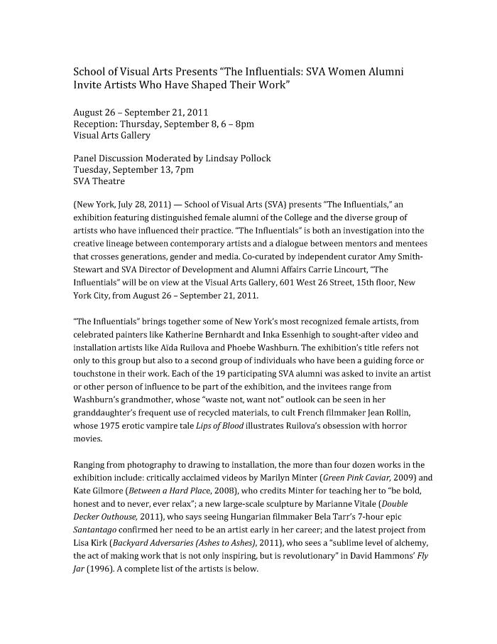 Exhibition Catalogues depicts: Typewritten description of exhibition