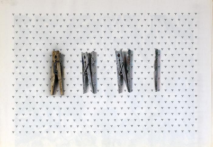 Booklet/Brochure depicts: Anni Kuan Studio. Clothespins