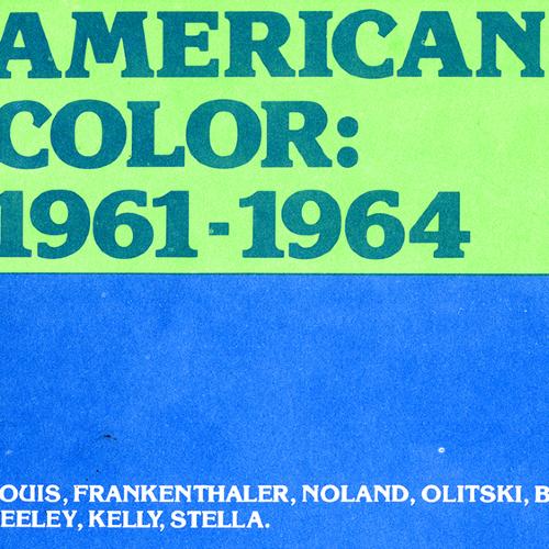 Information about show on blue and green rectangles