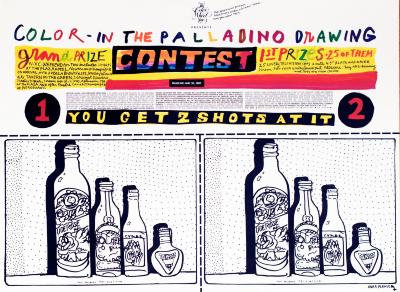 Posters, Posters depicts: Color Wheel Inc. "Color In the Palladino Drawing Contest" poster