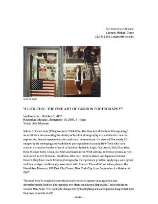 Press Releases depicts: typewritten press release, page 1 of 4