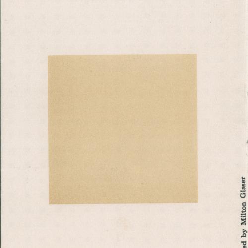 Exhibition Catalogues depicts: Small catalog with illustrations in yellow squares across all pages. 