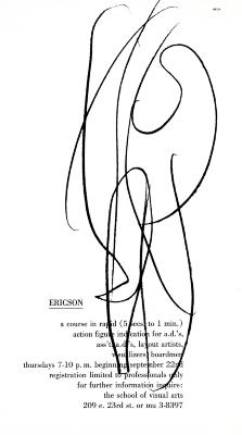 Course Announcements depicts: abstract black line drawing