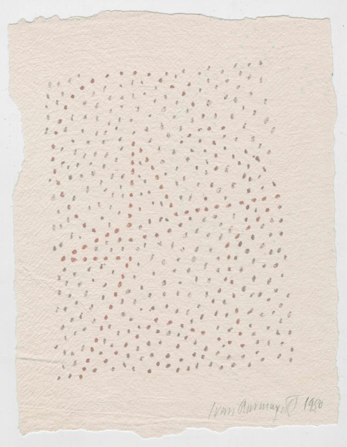 Original Art depicts: dot drawing of star hidden among a mass of dots