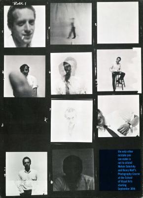 Course Announcements depicts: contact sheet of outtake photos of class instructors