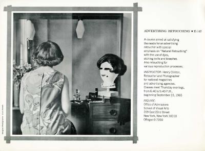 Course Announcements depicts: Woman seen from the back sitting opposite a wig with a similar hairstyle