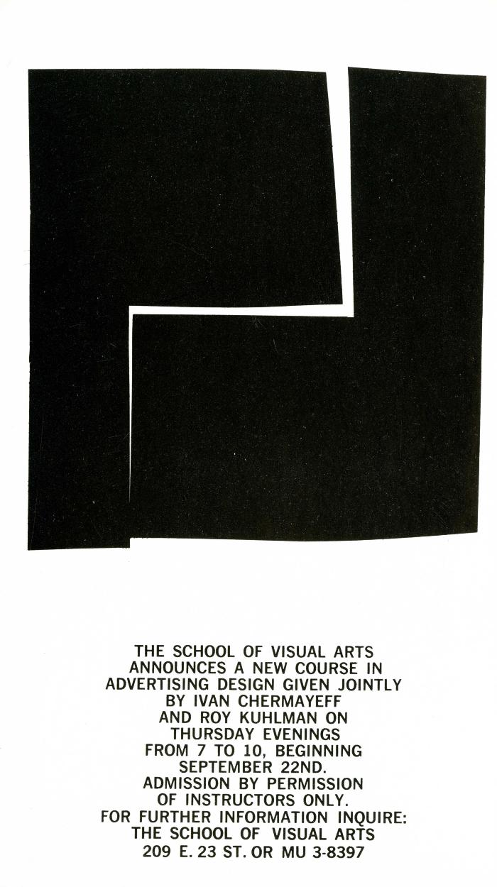 Course Announcements depicts: cut paper overlapping right angles in black on white background