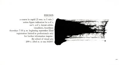Course Announcements depicts: Smear of black ink