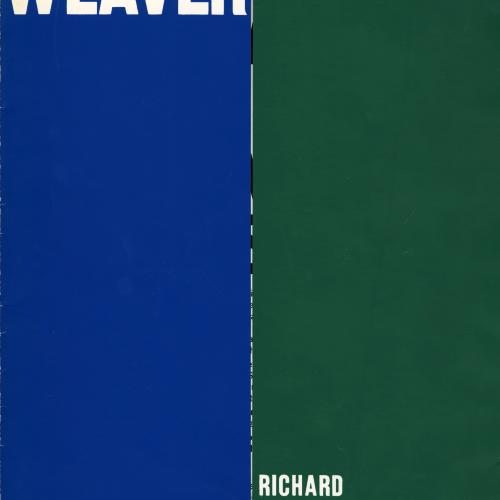 Course Announcements depicts: Cover with "Robert Weaver on left on blue background and "Richard Gangel" on right on green background