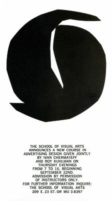 Course Announcements depicts: Two overlapping cut paper crescent moon shapes