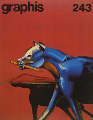Serial Publications depicts: Blue dog with pencil in its mouth