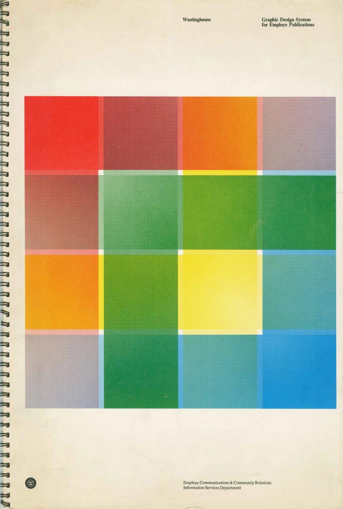 Graphic Standards Manuals depicts: Four by four grid of colorful squares