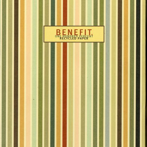 Three-Dimensional Objects depicts: Book of Days with colorful vertical stripes