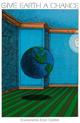 Posters depicts: Earth floating in a room