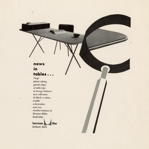 Advertisements depicts: table with magnifying glass on it