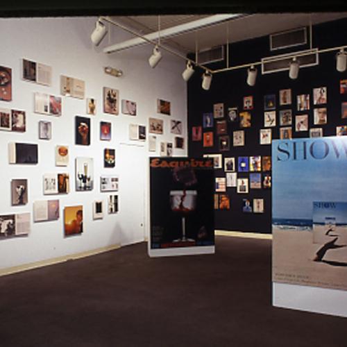Photographic Materials depicts: artworks installed in gallery