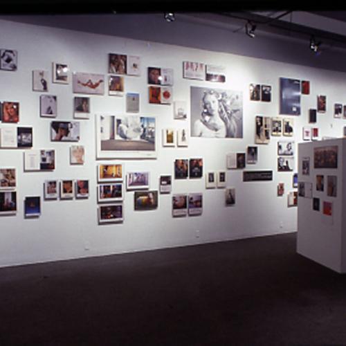 Photographic Materials depicts: artworks installed in gallery