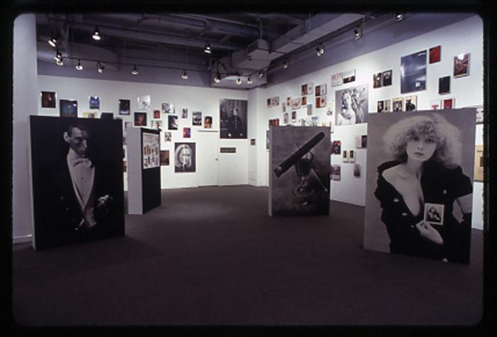 Photographic Materials depicts: artworks installed in gallery