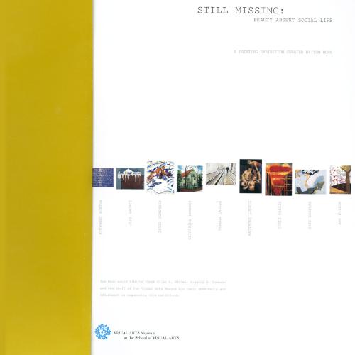 Exhibition Catalogues depicts: Exhibition catalogue page one