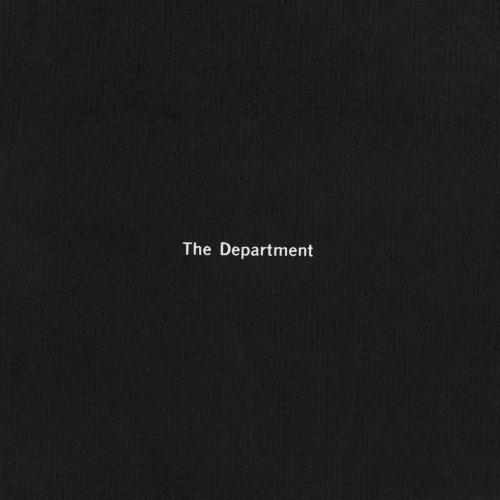 Exhibition Catalogues depicts: All black cover with "the department" center in white type