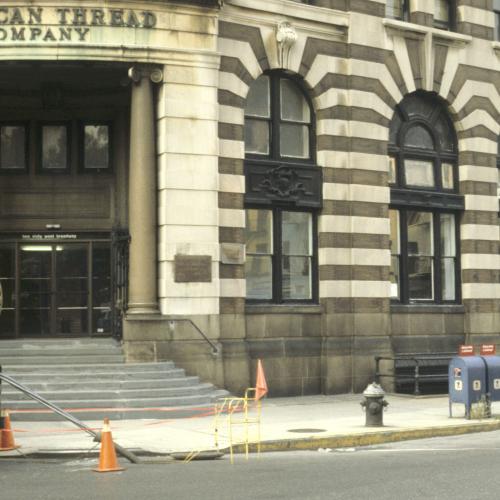 Photographic Materials depicts: color slide of gallery exterior