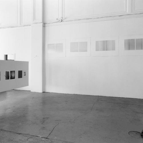 Photographic Materials depicts: artworks installed in a gallery