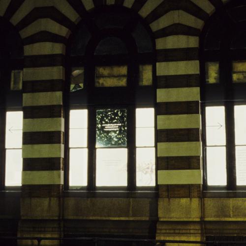 Photographic Materials depicts: color slide of the exterior of gallery