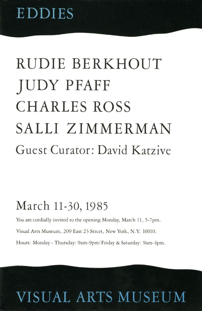 Announcements and invitations depicts: Exhibition announcement