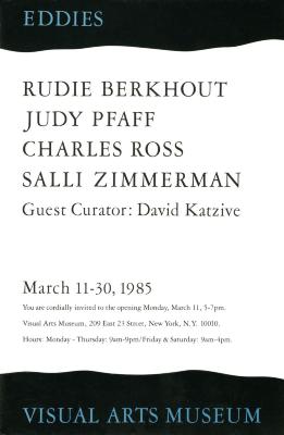 Announcements and invitations depicts: Exhibition announcement