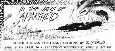 Announcements and invitations depicts: Exhibition announcement